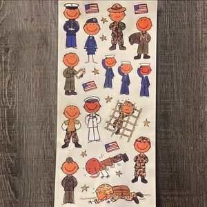 💞 New US Military Army, Navy, Air Force, & Marine Scrapbook Craft Stickers